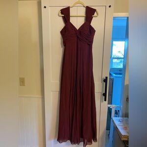 Azazie Cabernet A12 Bridesmaid Dress
